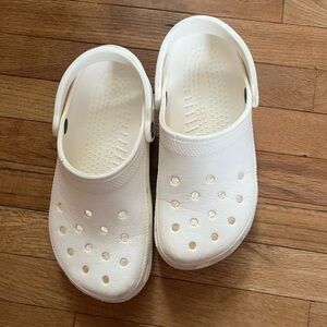 White Crocs